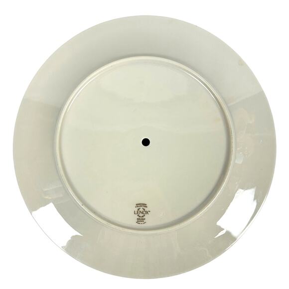 Lenox Holiday Dimension Holly Berries Gold Rim 10.75" One TIER REPLACEMENT Plate - Picture 7 of 8